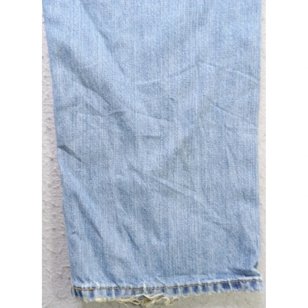 Levis 569 Loose Straight Jeans Men 36x32 Light Wash Denim Skater Baggy Blue Work